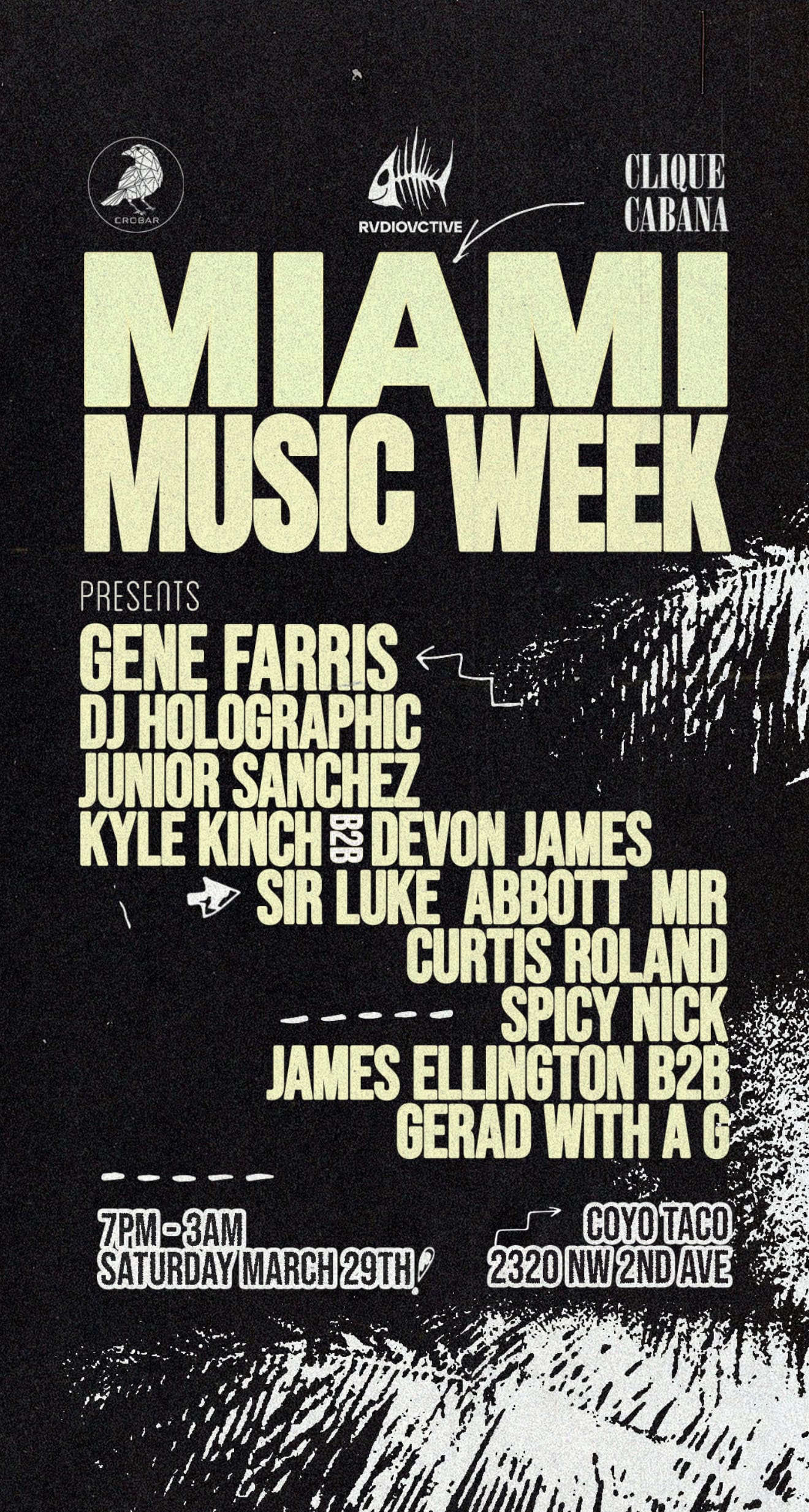 Clique Cabana Presents: Miami Music Week