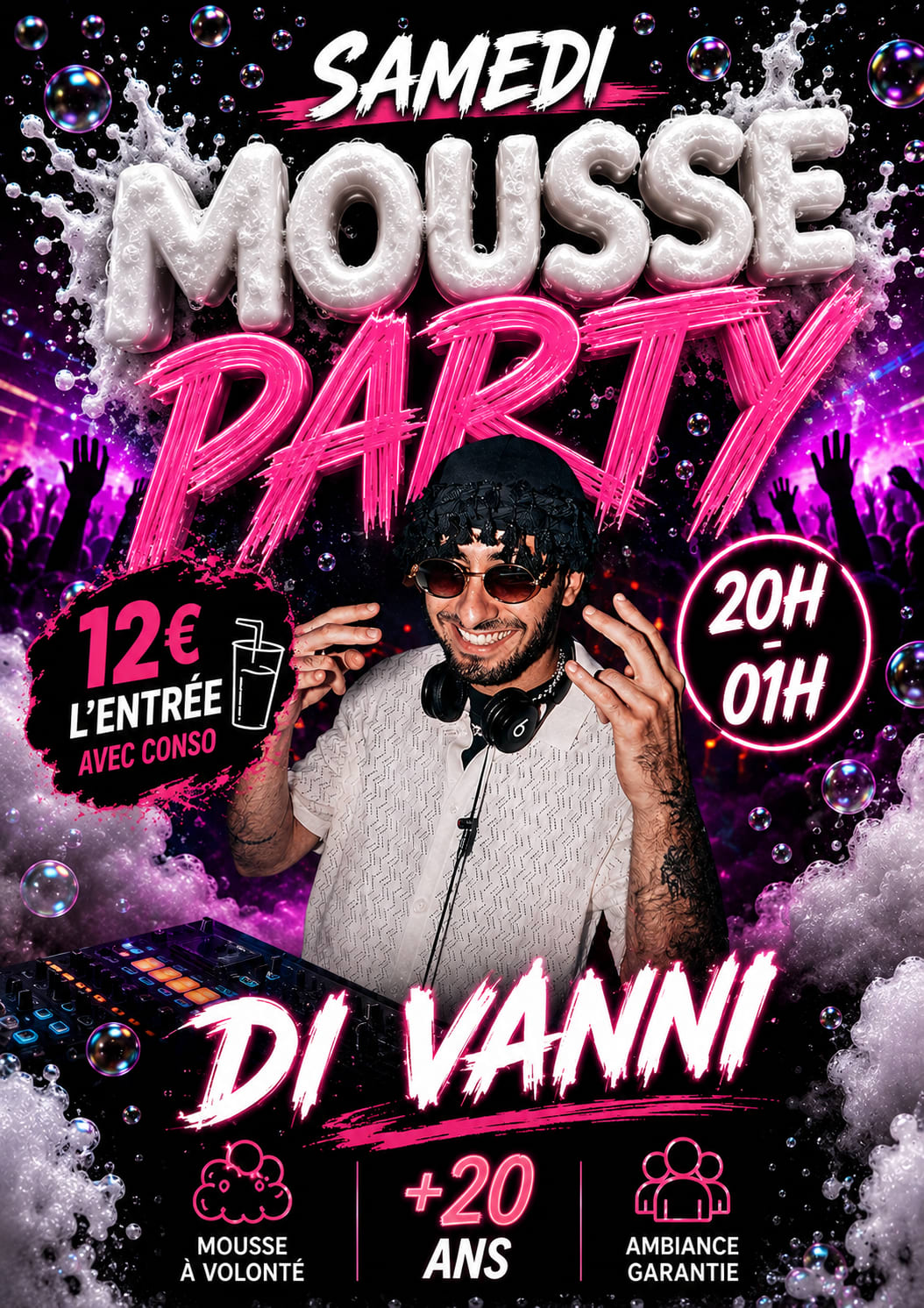 Night Mousse Party - Vedetts