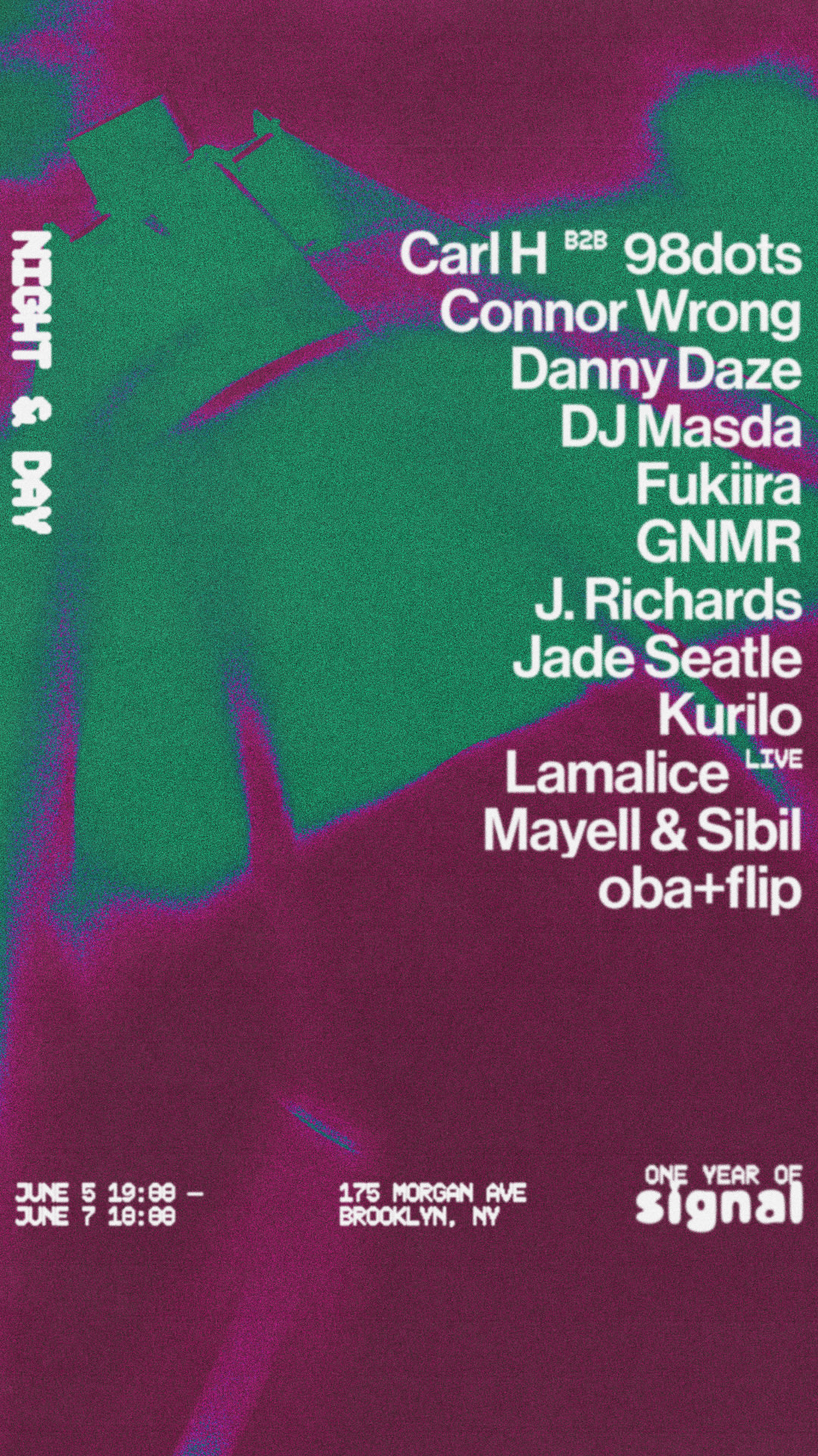 One Year Of Signal-Danny Daze, Dj Masda, Gnmr, Carl H + More