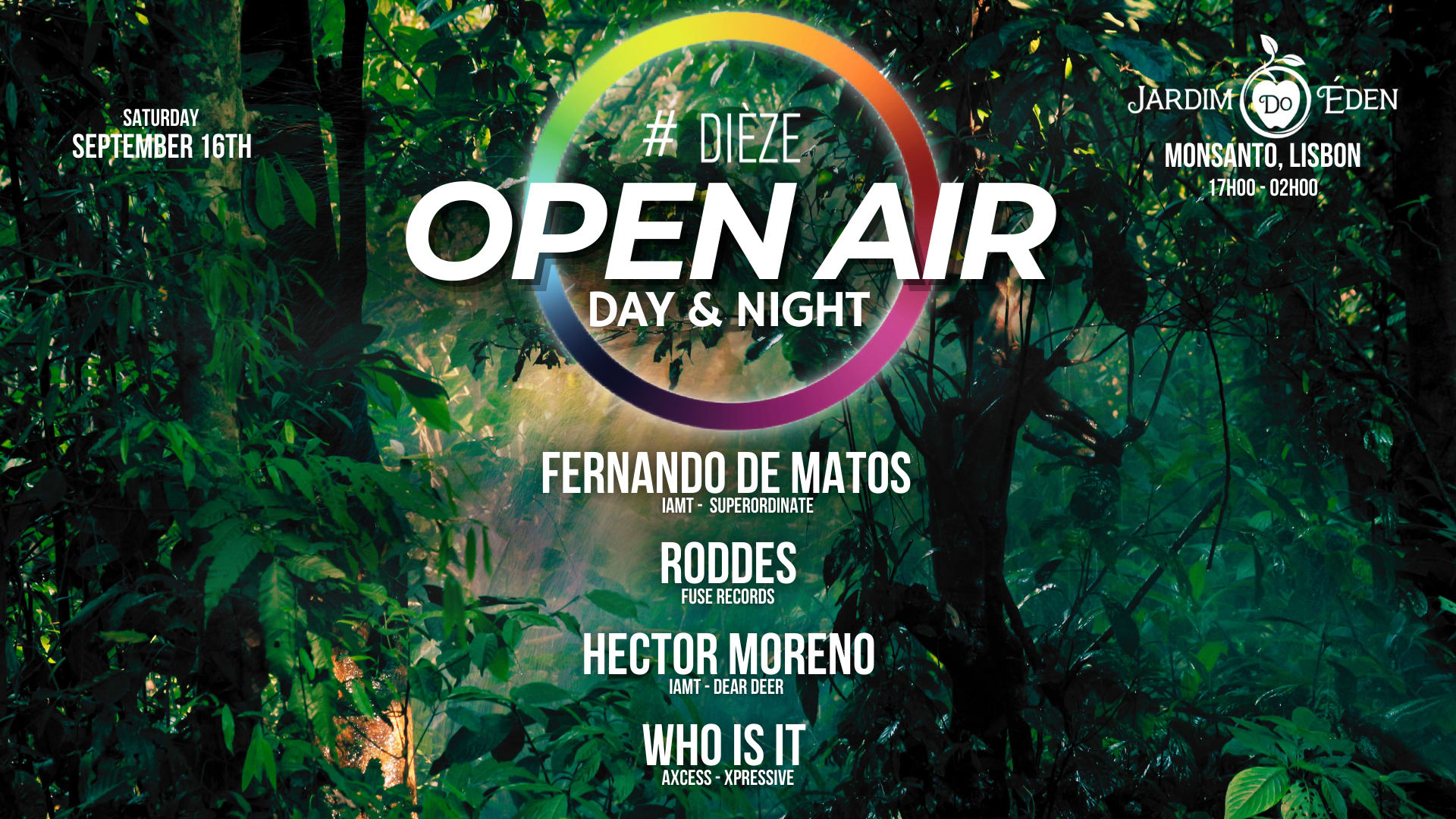 Dieze Day And Night Open Air Monsanto Park Lisboa