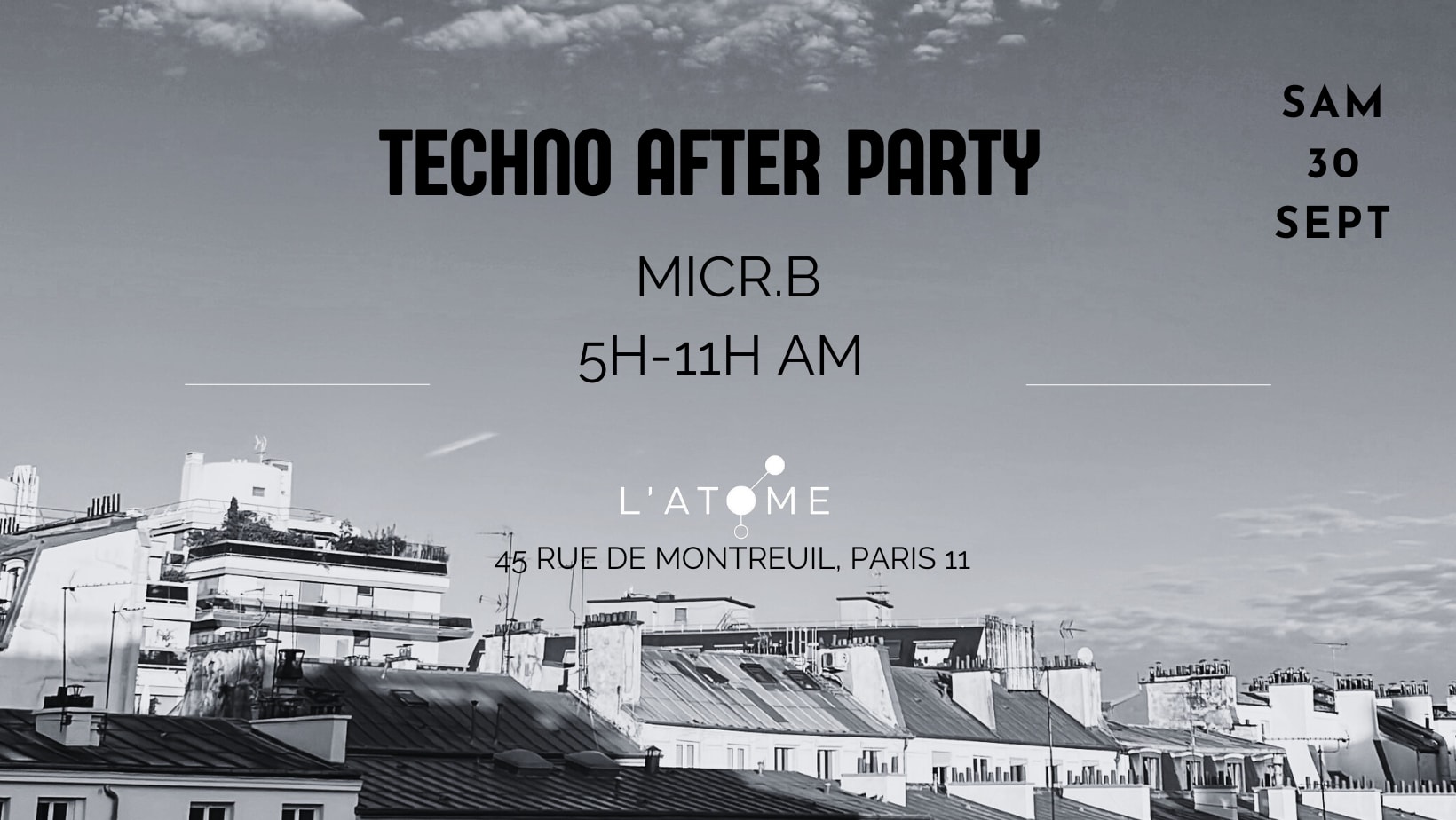 After Techno L'atome #356 W/ Micr.B
