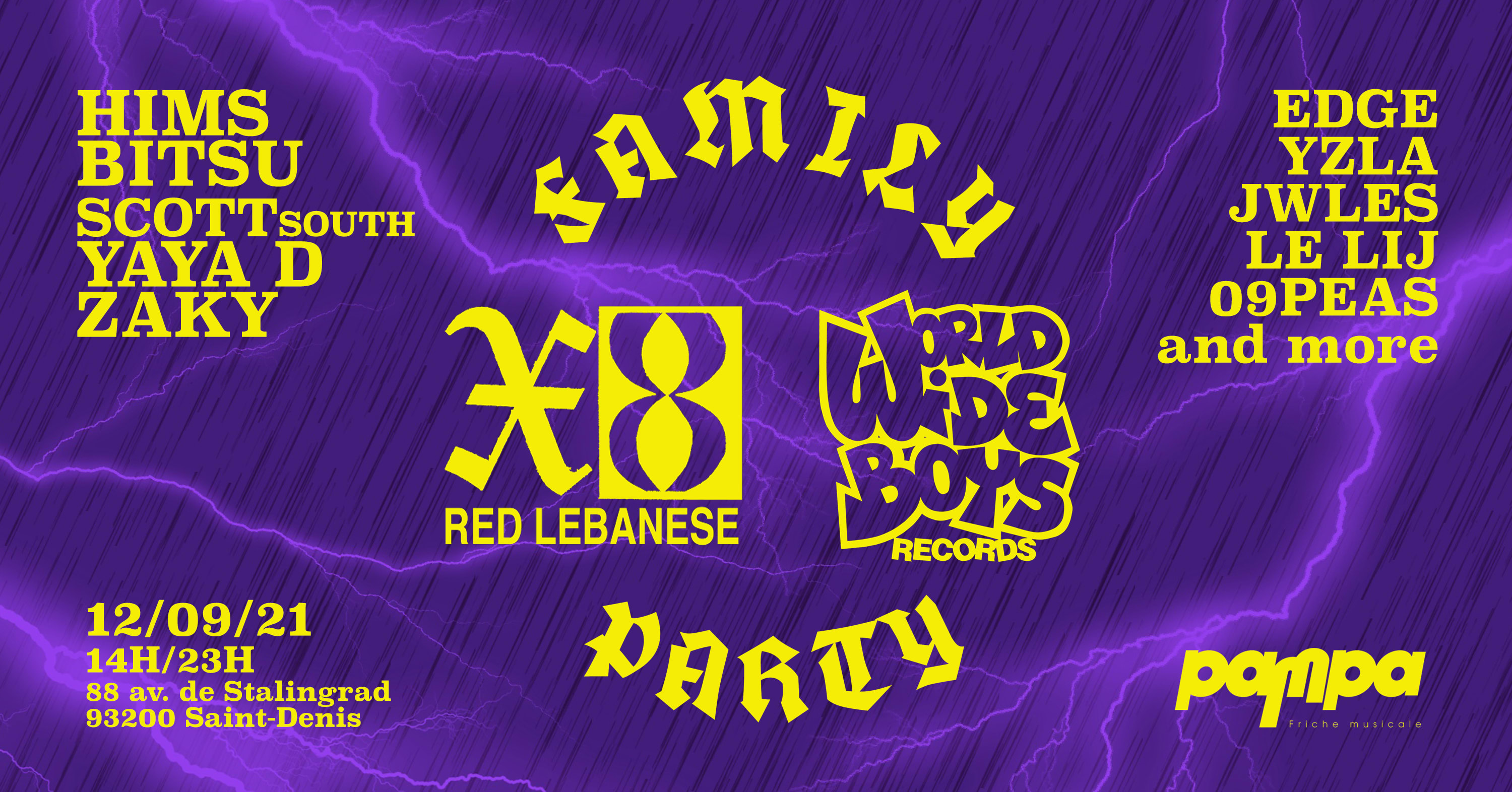 Pampa : Red Lebanese X Worldwideboys Records -Family Party-