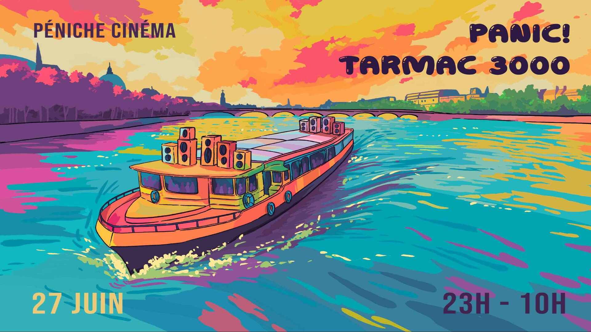 Panic! X Tarmac 3000 : Enorme Péniche