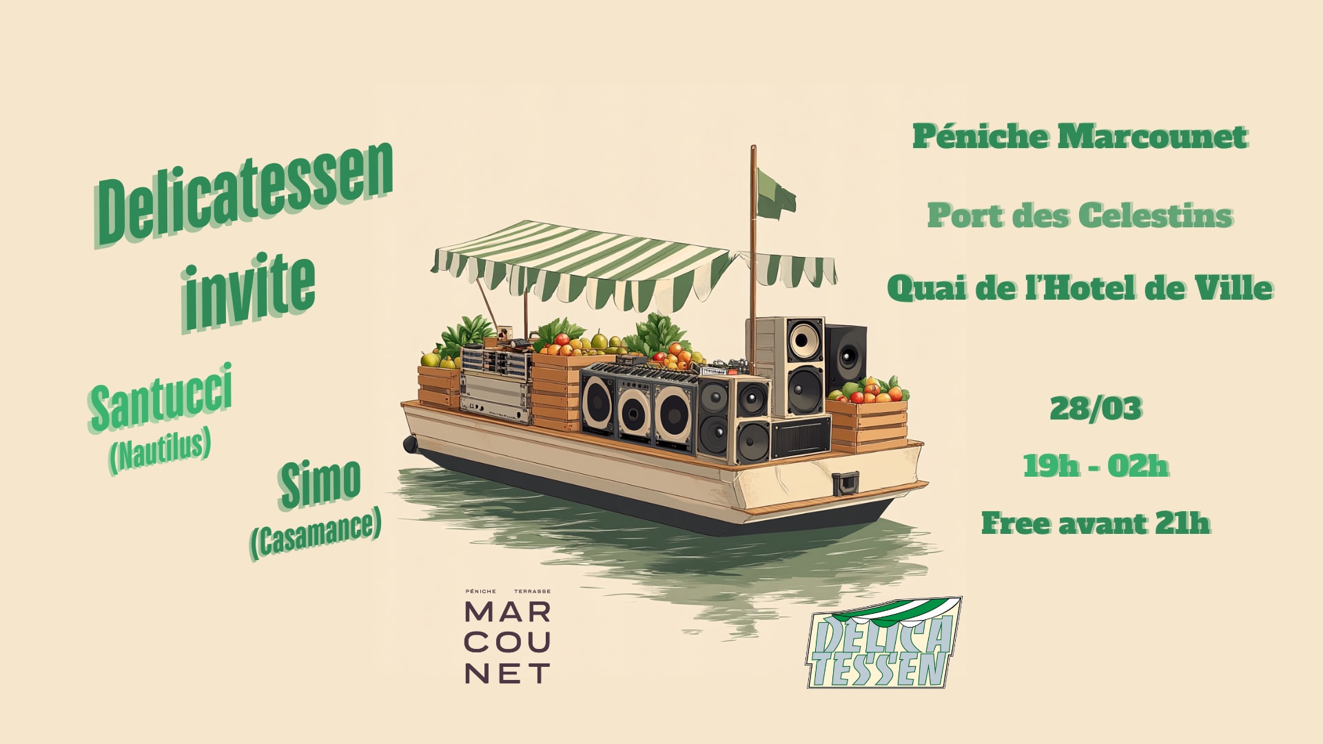 Delicatessen Invite Simo & Santucci