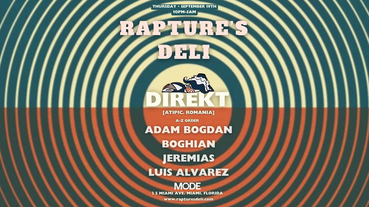 Rapture's Deli Pres. Direkt