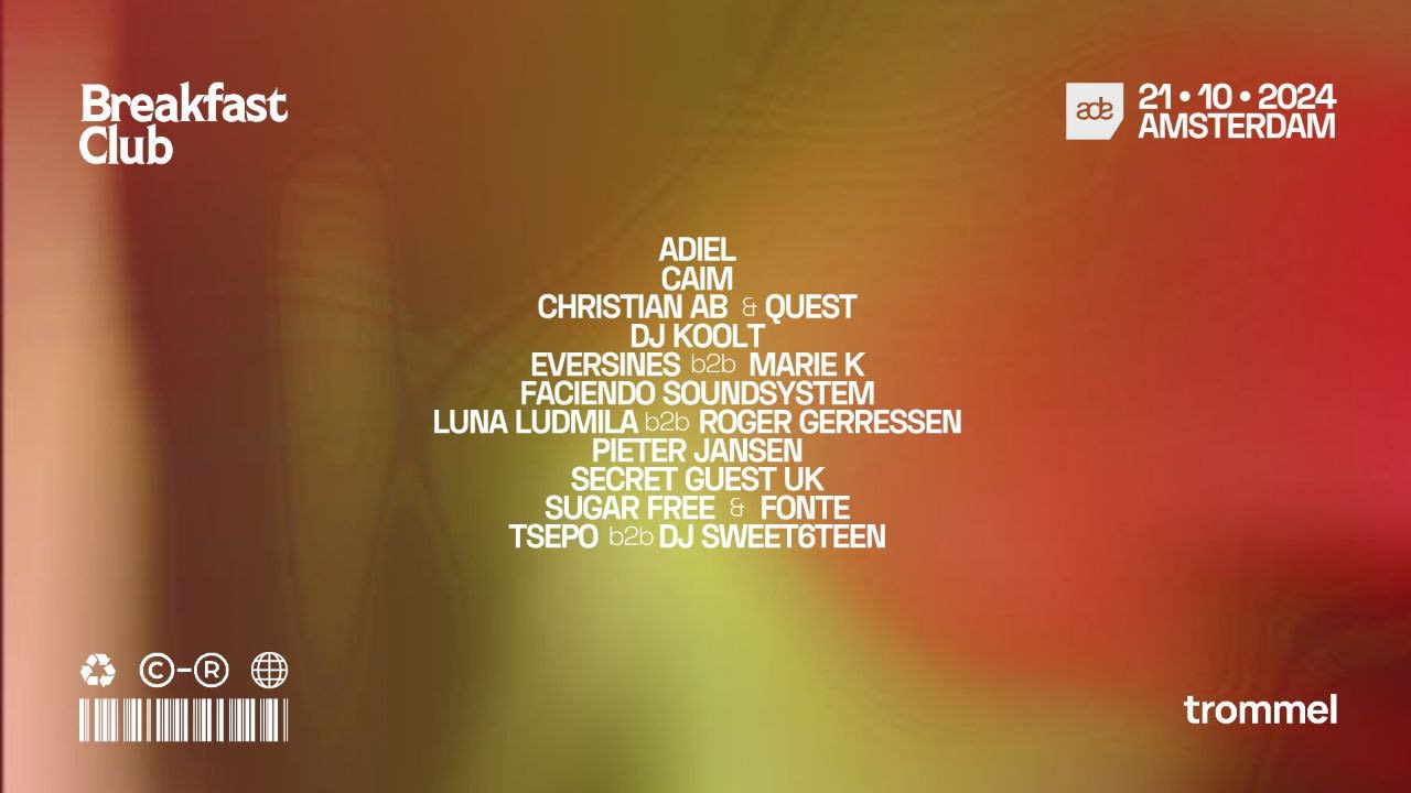 Breakfast Club & Trommel: Blue Monday (Ade)