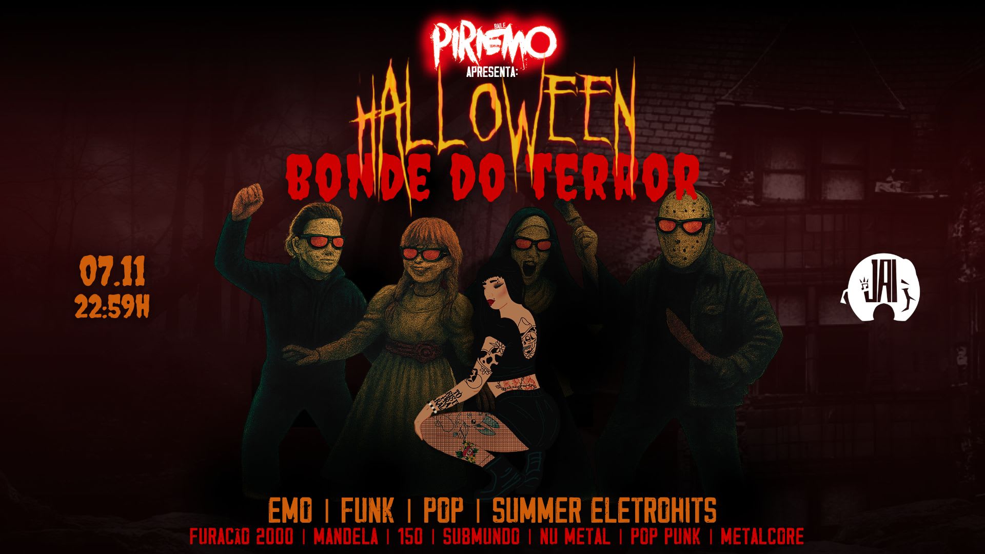 Baile Piriemo De Halloween - Bonde Do Terror
