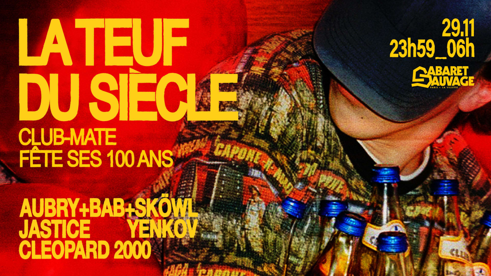 La Teuf Du Siècle : Club-Mate Fête Ses 100 Ans