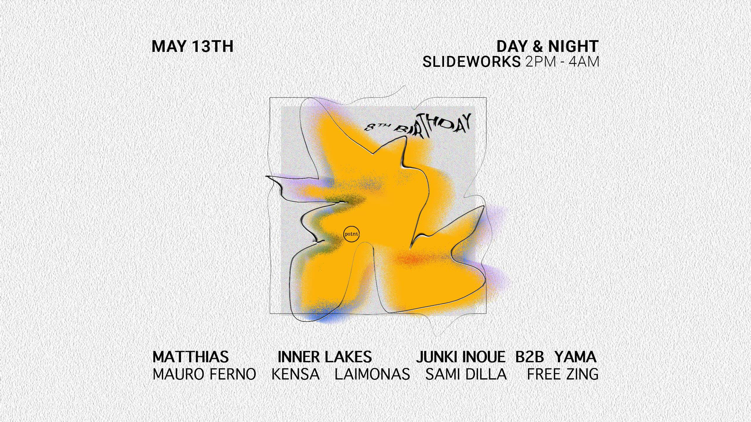 Point. 8th Bday - Matthias, Inner Lakes , Junki Inoue ,Yama