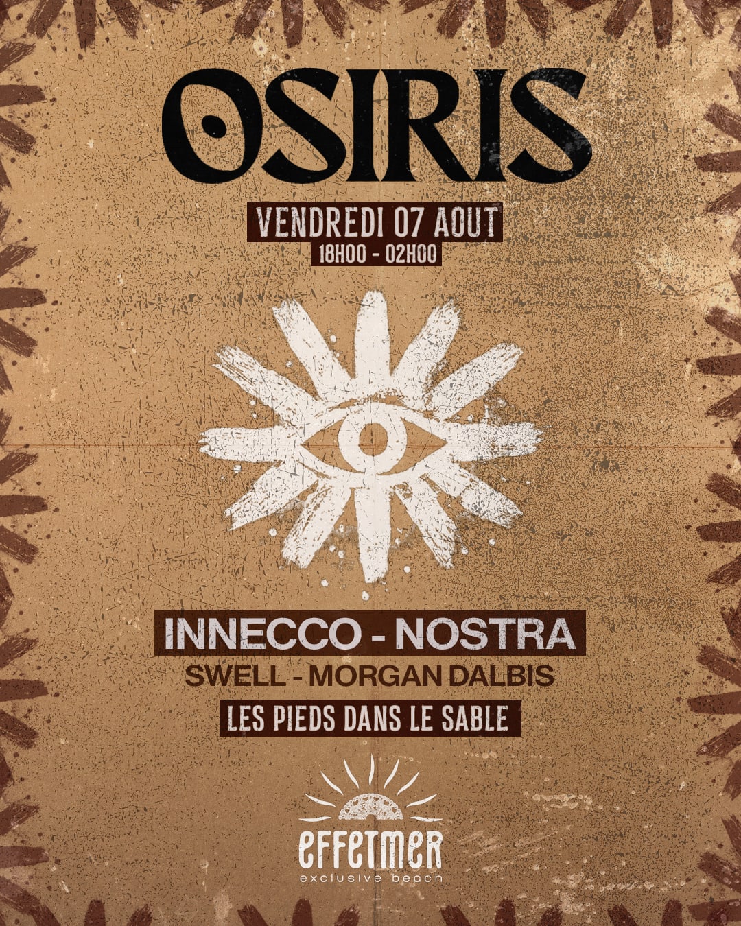 Osiris : Les Pieds Dans Le Sable À L'effet Mer