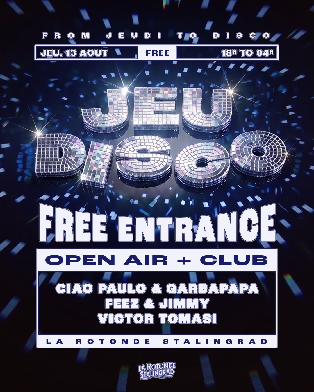 Jeudisco · Free Disco Funk Open Air & Night