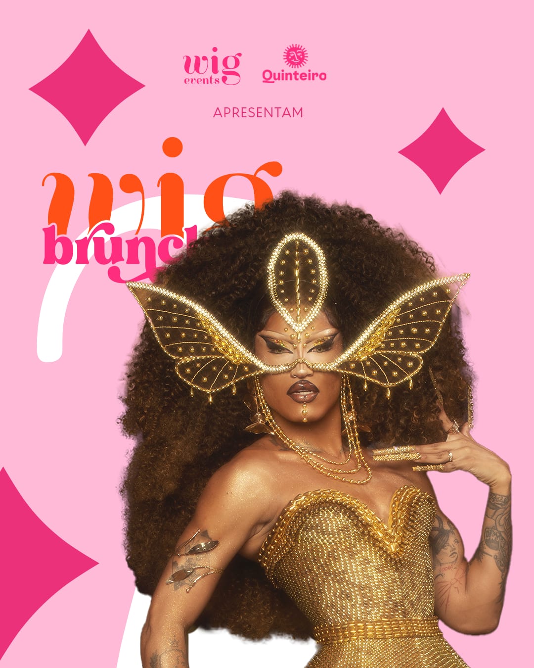 Wig Brunch Convida Adora Black (Df) - Edição 2000 Hits