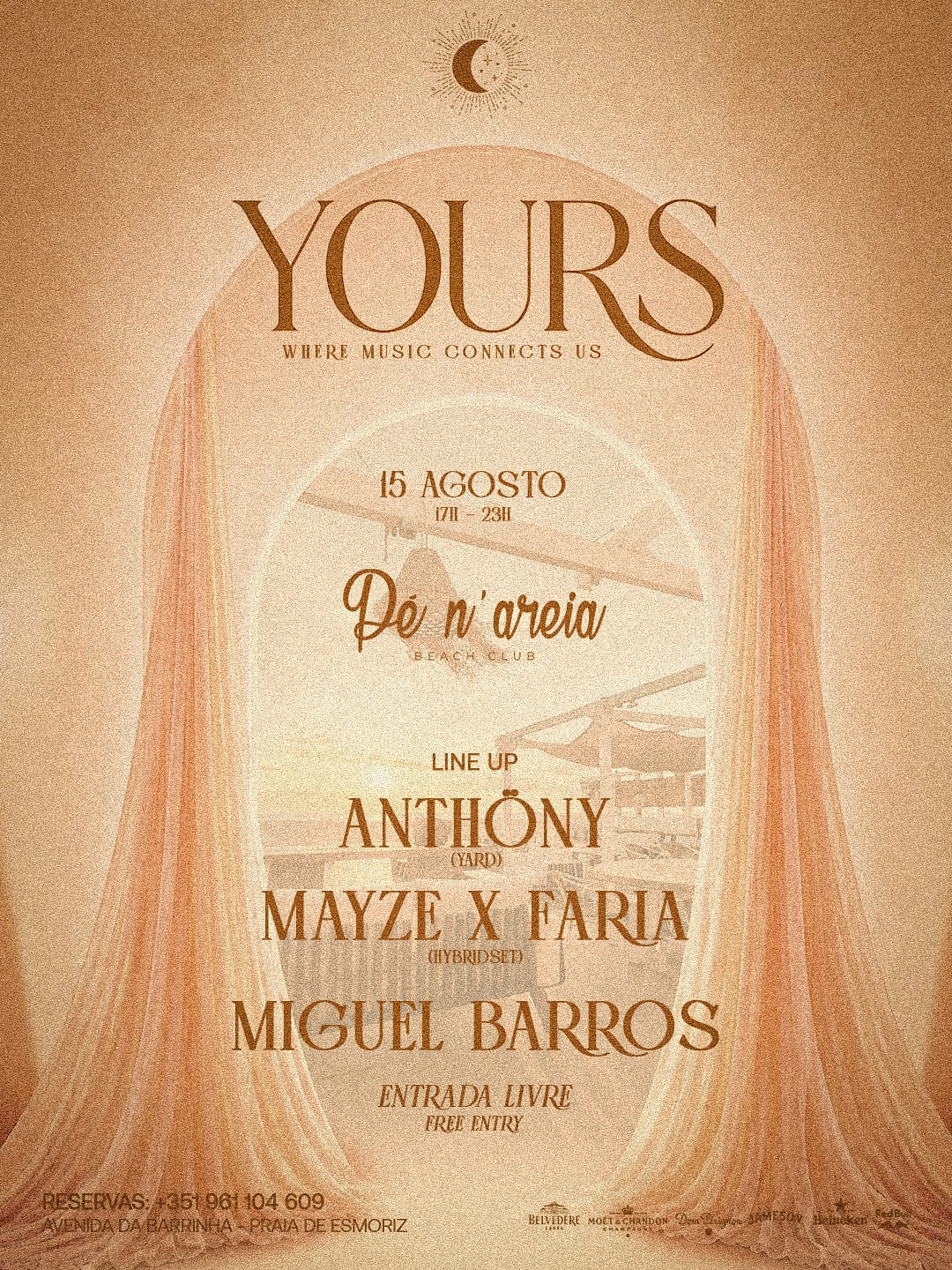 Yours · Pé N' Areia