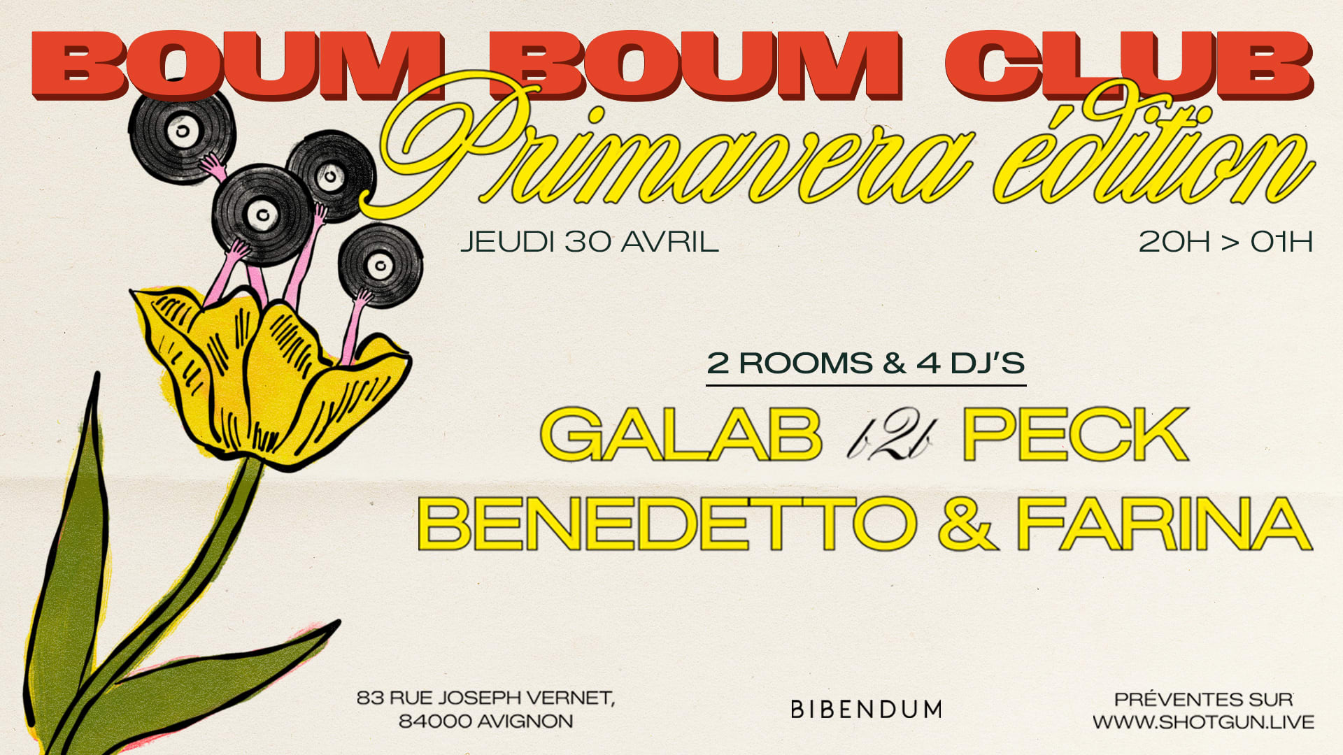 Boum Boum Club - Primavera Édition
