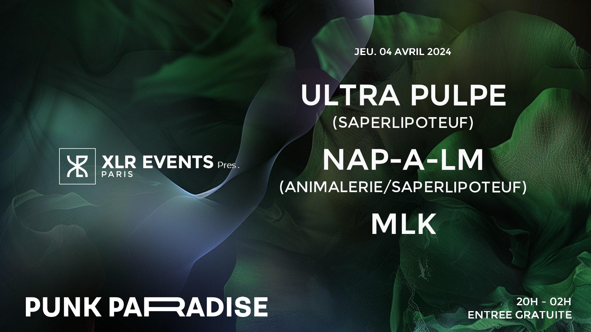 Melodic Techno Night With Xlr Events @ Punk Paradise