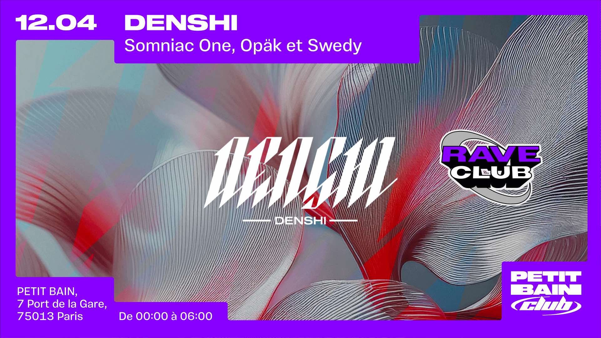 Denshi : Somniac One, Opäk, Swedy