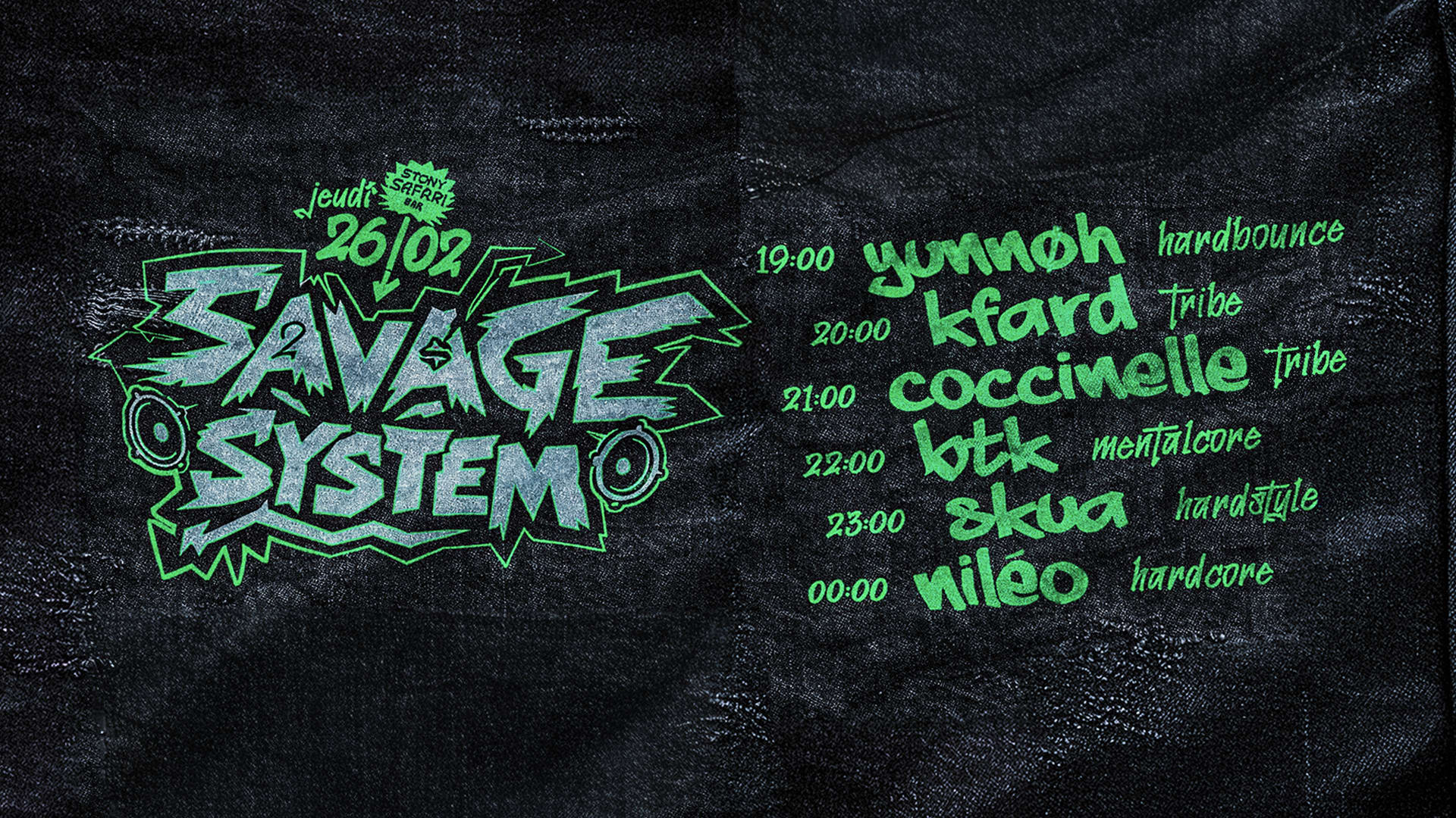 Savage System - Gratuit : Tribe, Mentalcore, Hardcore