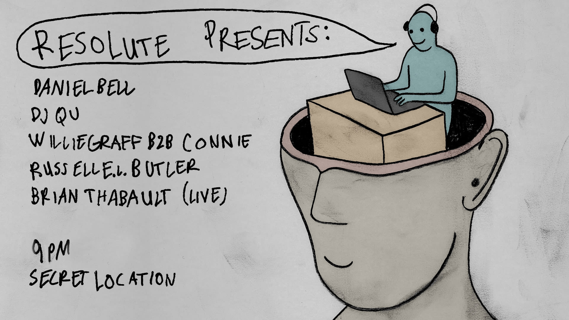 Resolute W/ Daniel Bell, Dj Qu, Willie Graff & Connie