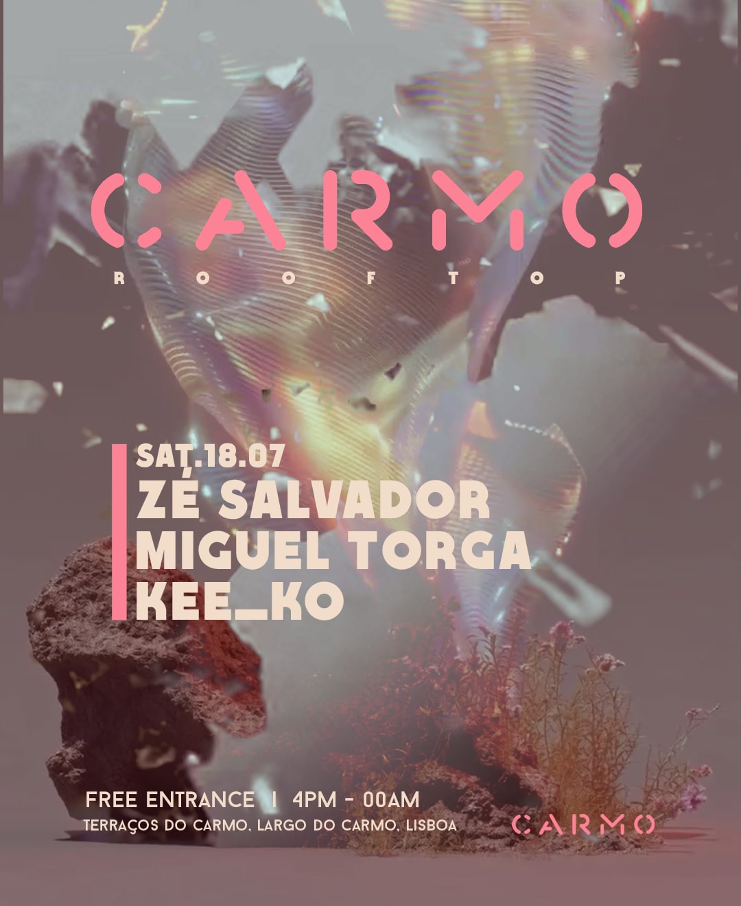 Miguel Torga, Kee_Ko & Zé Salvador At Carmo Rooftop