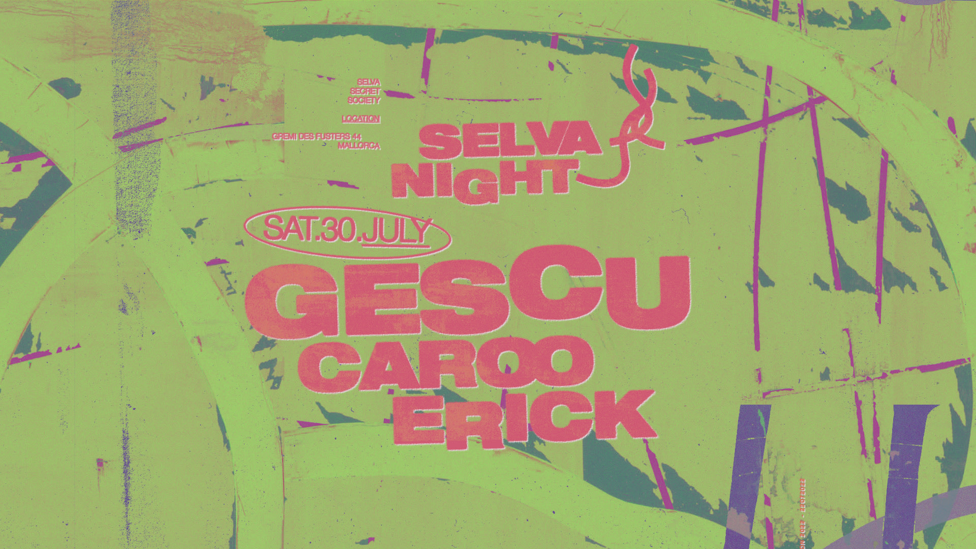Selva Club Night 30th W/ Gescu