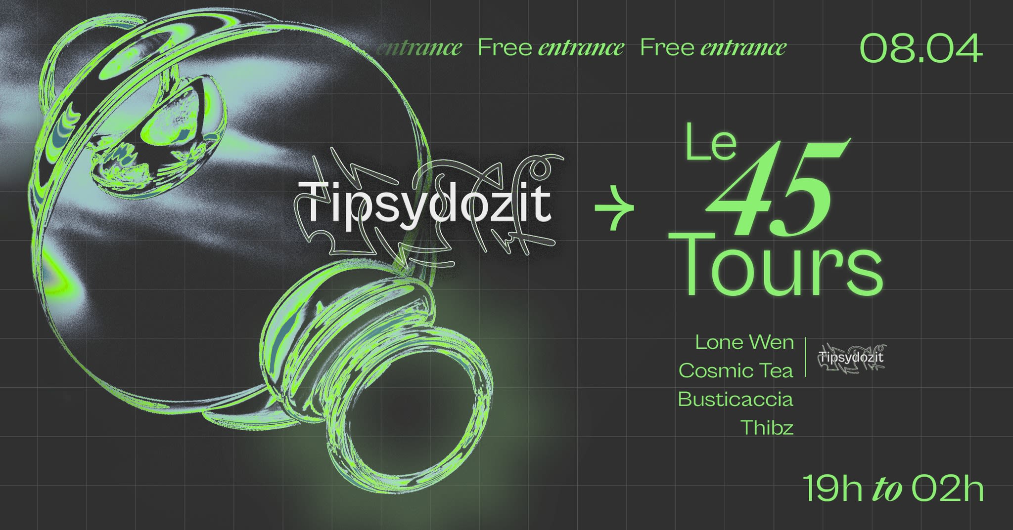 Tipsy Dozit X Le 45 Tours
