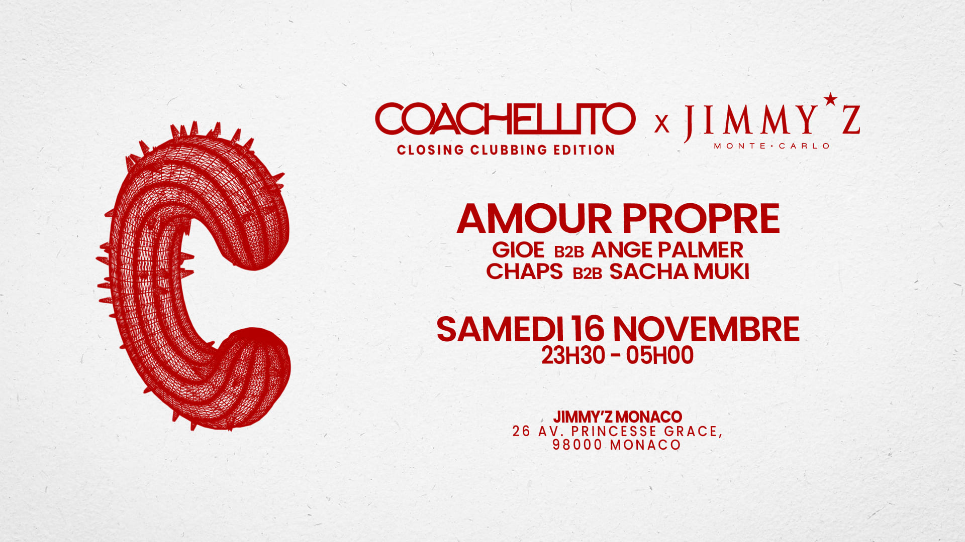 Coachellito X Jimmy'z Club - Monaco Celebration