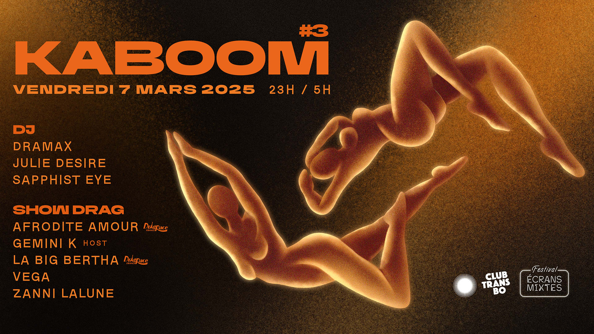 Kaboom : Soirée Officielle Du Festival Écrans Mixtes 2025