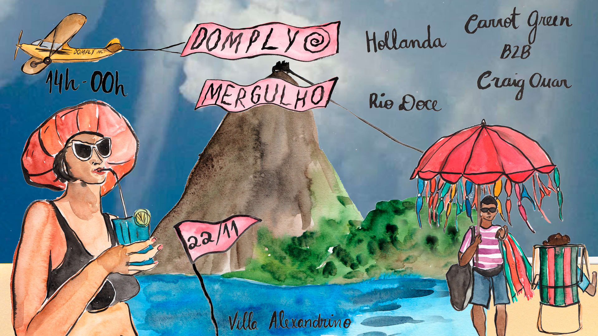 Domply Mergulho - Rio Doce / Hollanda / Carrot Green & Craig