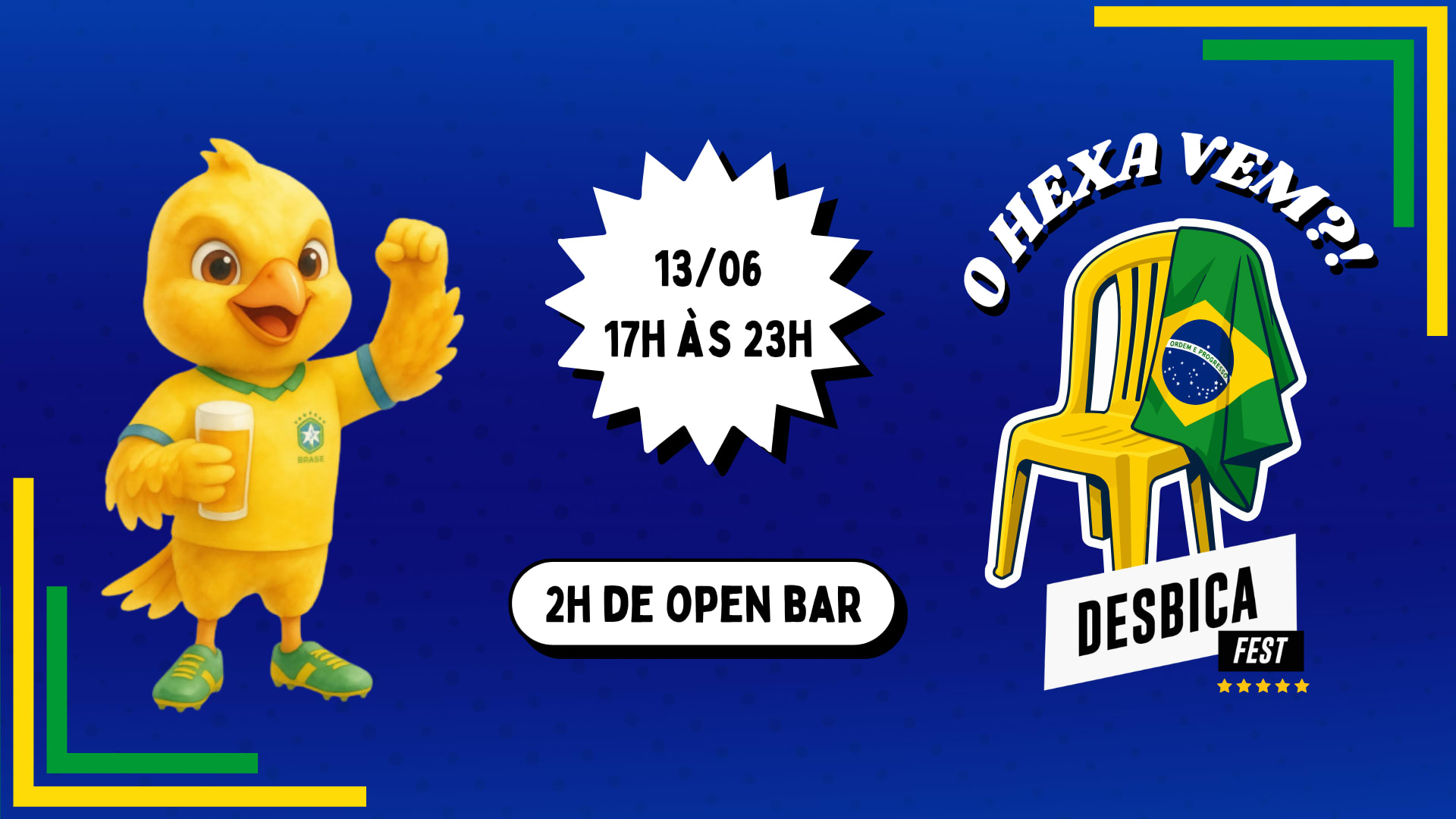 Desbicafest: Copa Do Mundo 2026 - O Hexa Vem?! • 13/06