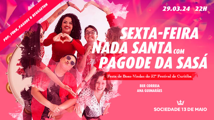 Sexta-Feira Com Pagode Da Sasá No Festival De Curitiba
