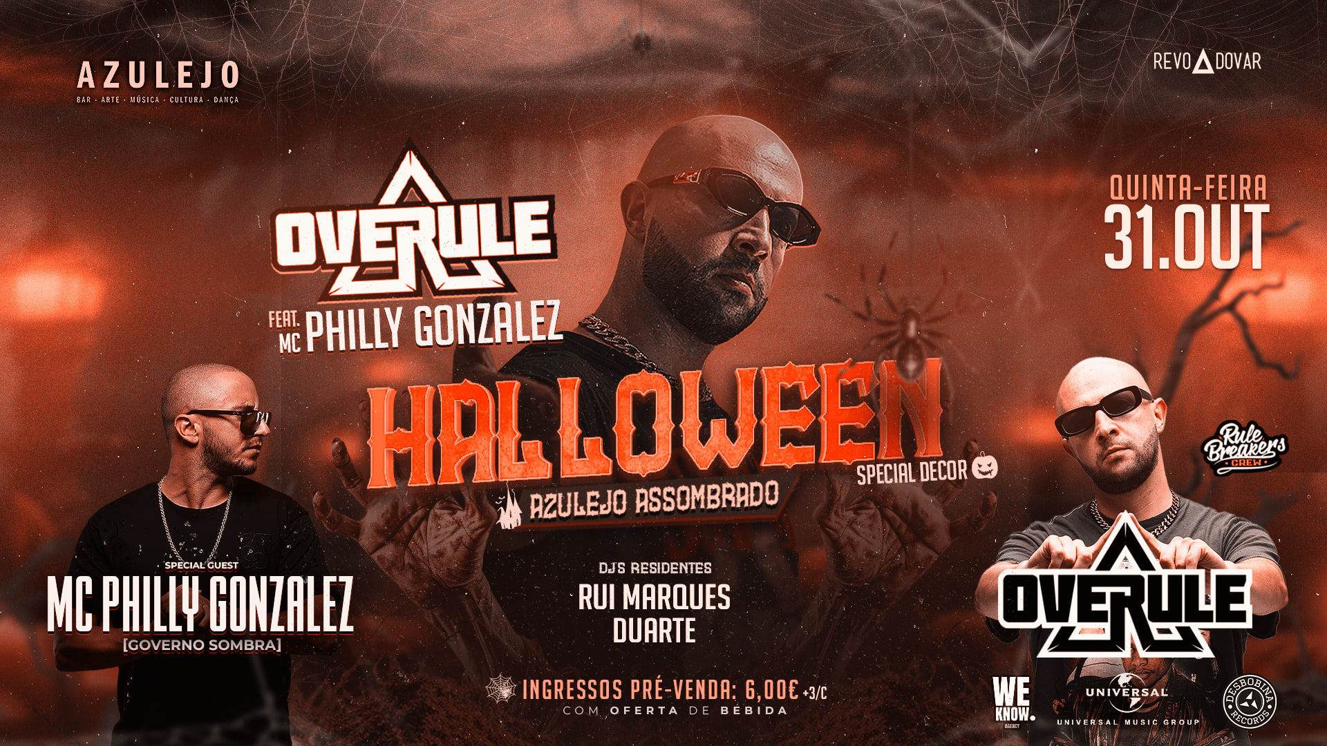 Halloween Azulejo