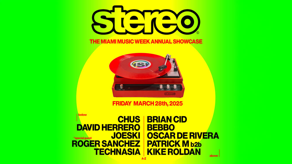 Stereo Miami Music Week Annual Showcase W/ Chus & Friends