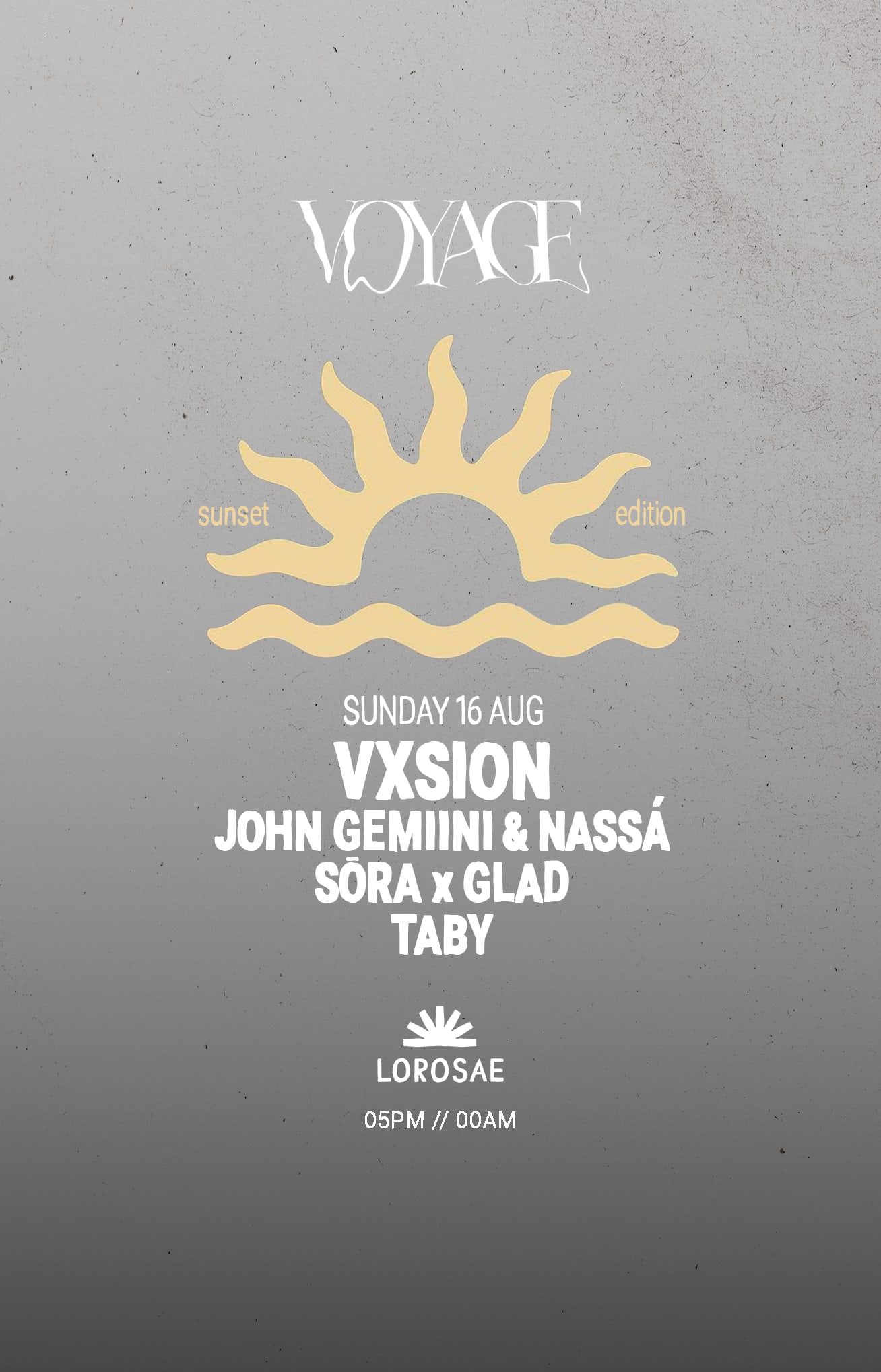 Voyage Sunset Edition With Vxsion • Lorosae