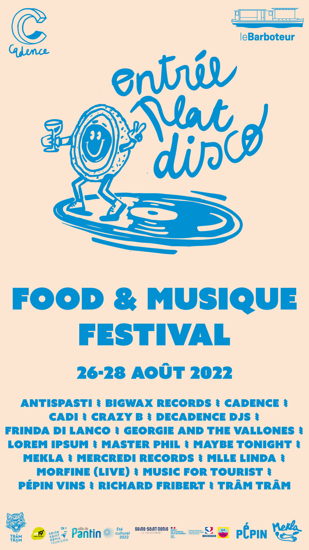 Entrée Plat Disco - Food & Musique Festival 
