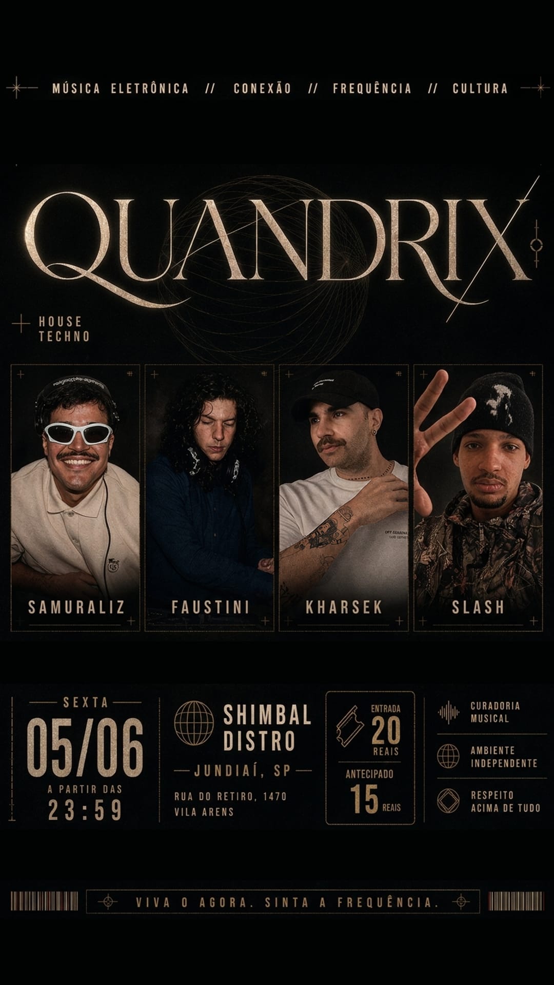 Quandrix - Sexta(05-06) Techno | House
