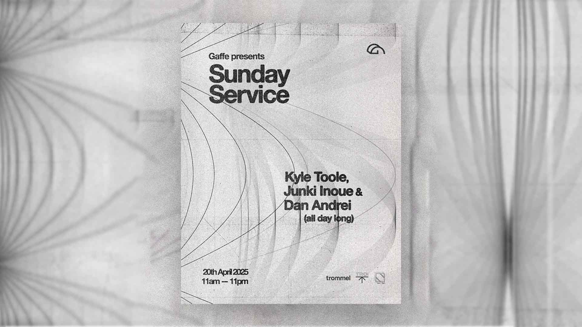 Gaffe Presents: Sunday Service