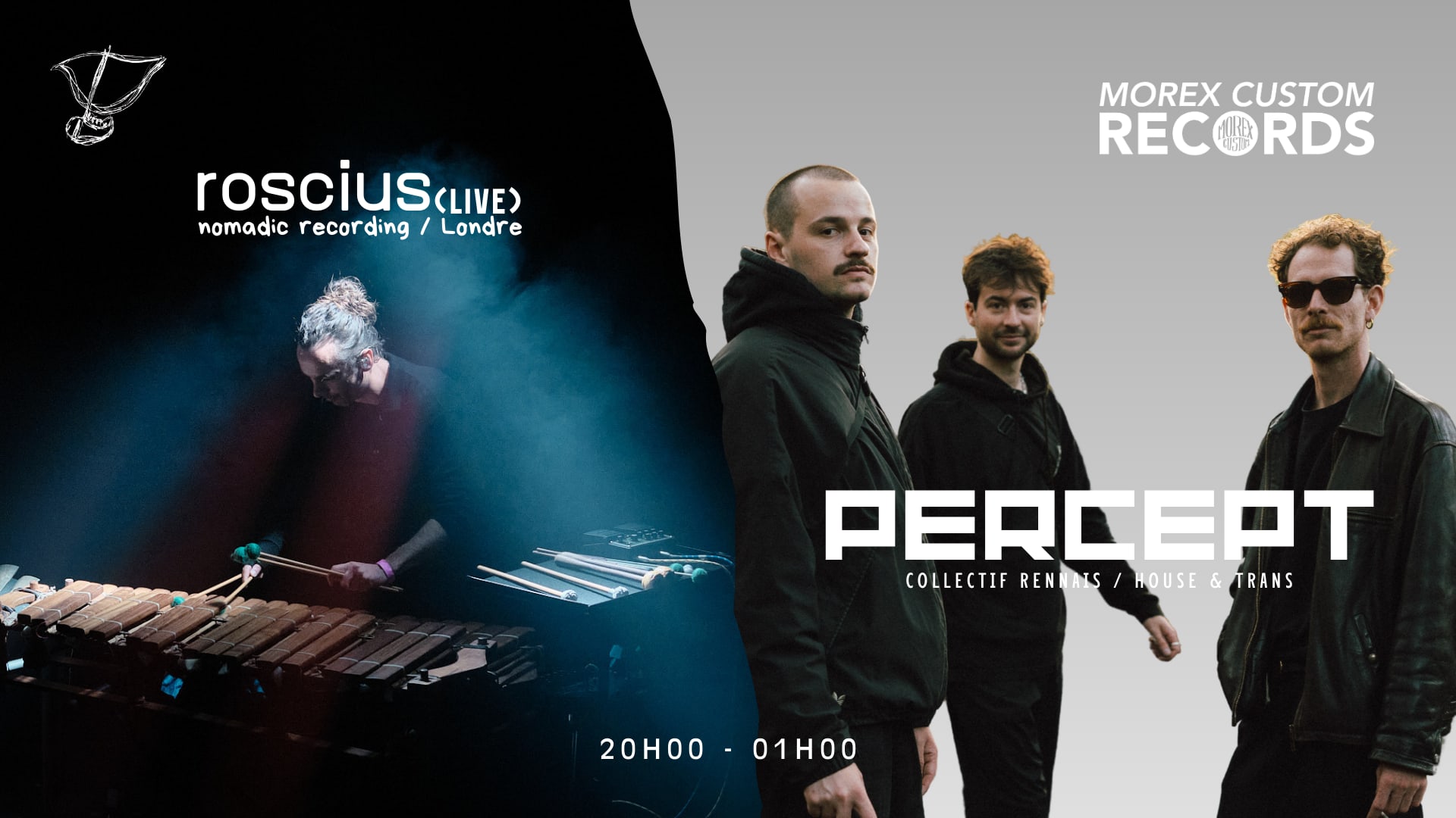 Roscius / Live // Percept / Dj Set House Progressive Minimal