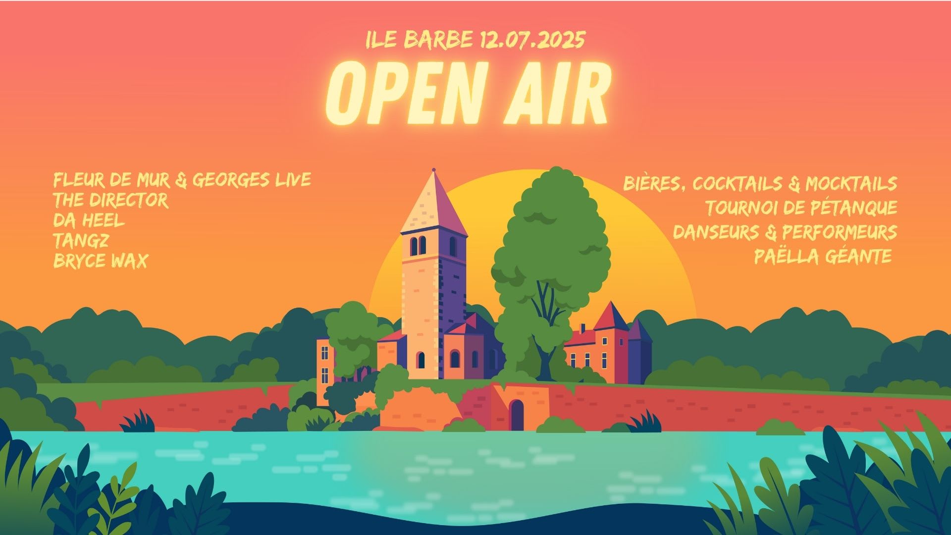 Open Air Disco Xxl - Île Barbe