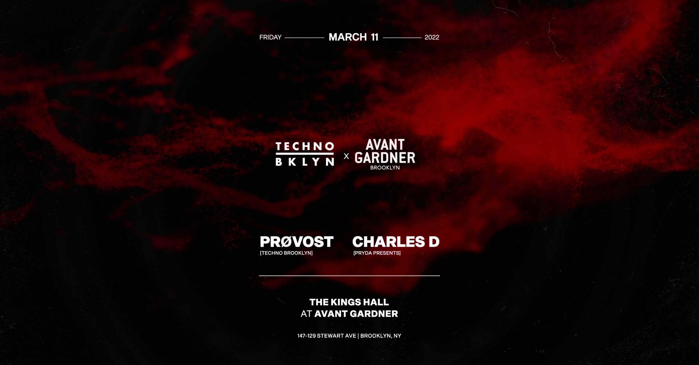 Techno Brooklyn X Avant Gardner: Prøvost & Charles D