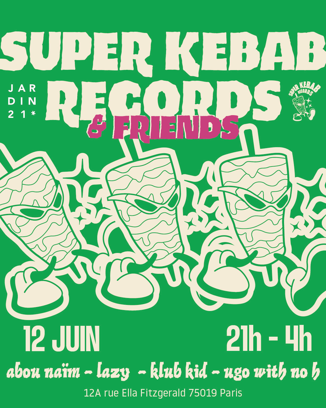 Super Kebab Records X Jardin21 - Open Air