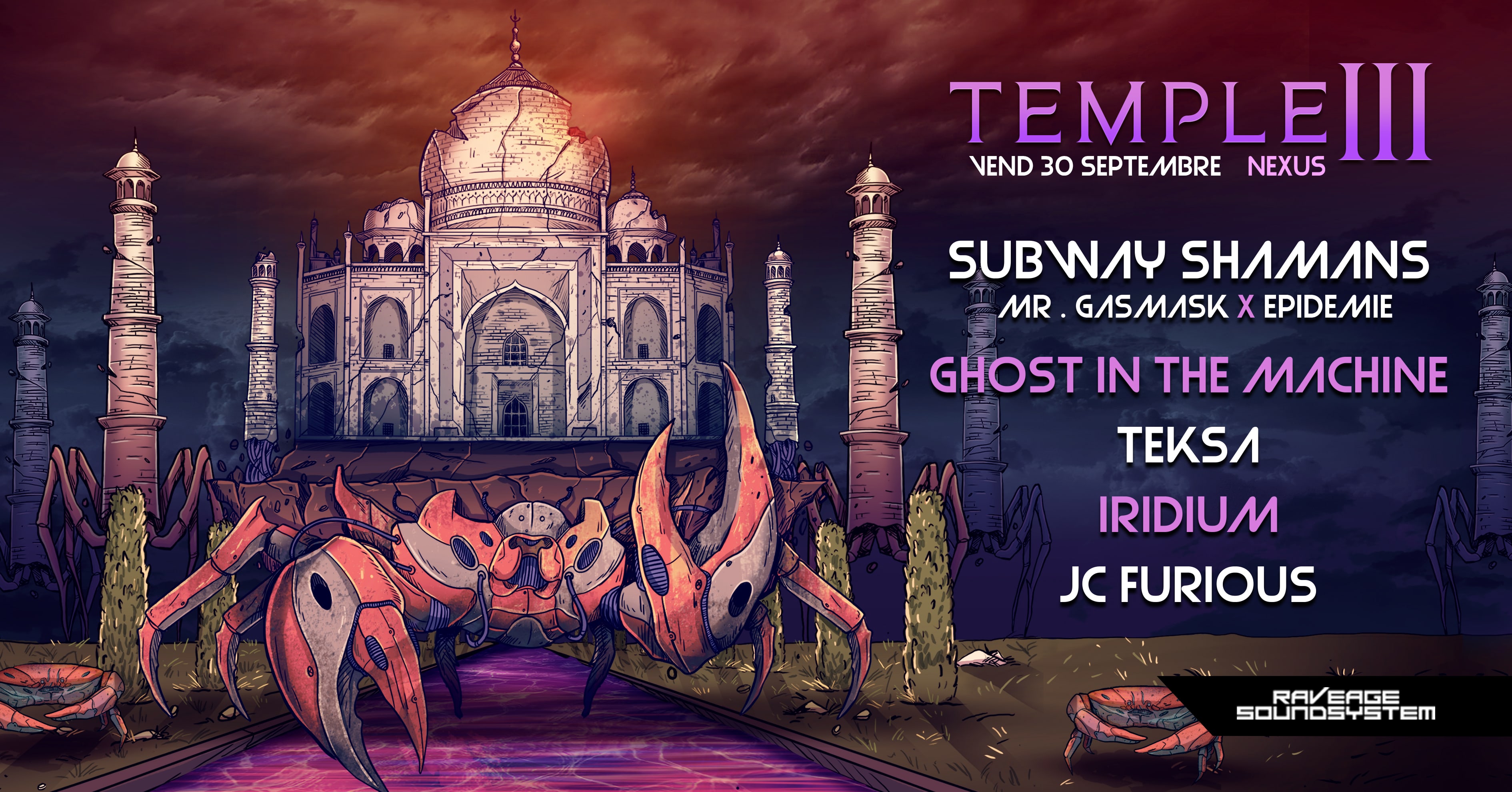 Temple III W/ Subway Shamans - Gitm - Teksa - Iridium & More