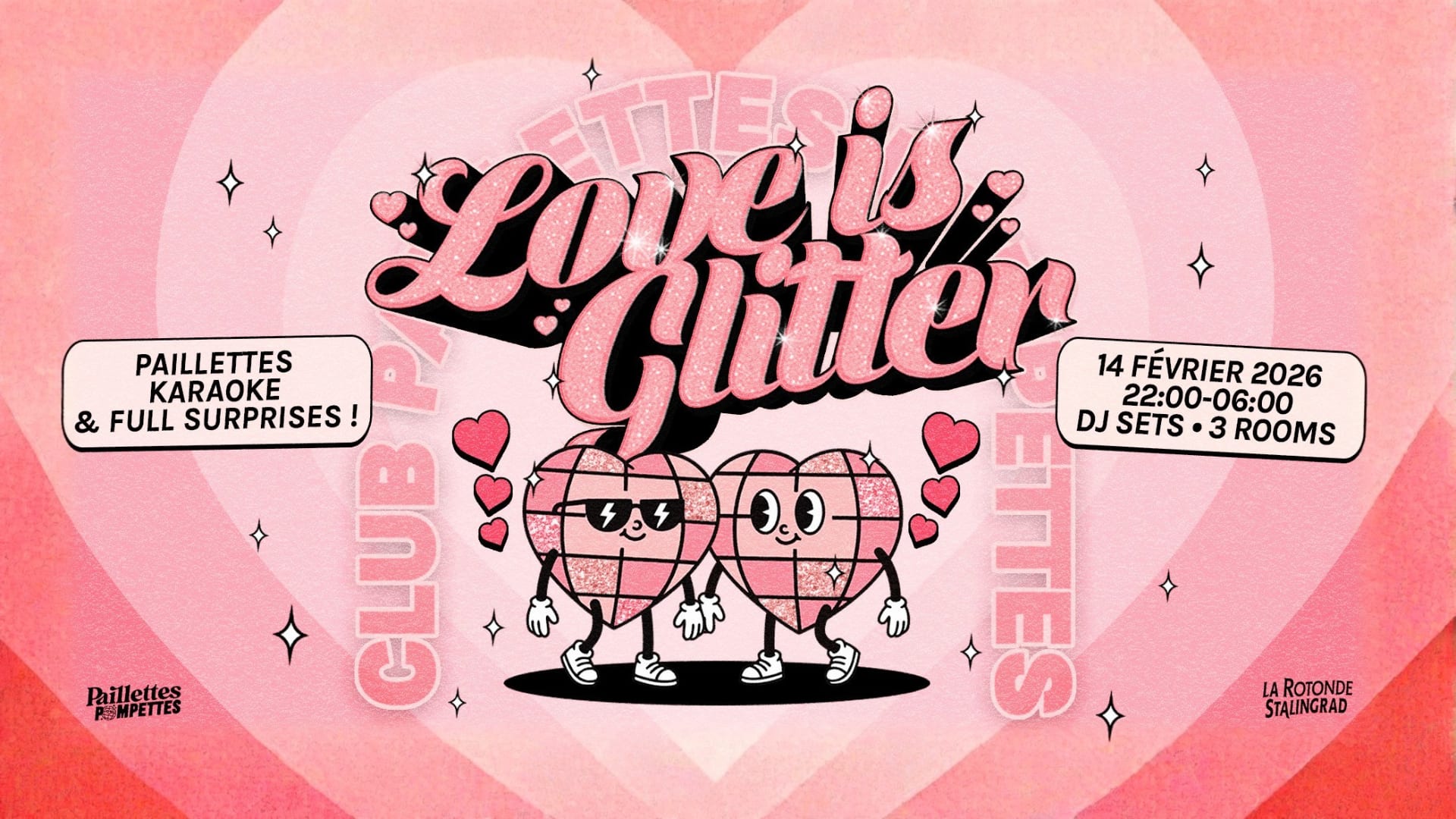Billetterie À L’Entrée - Paillettes Pompettes · Love
