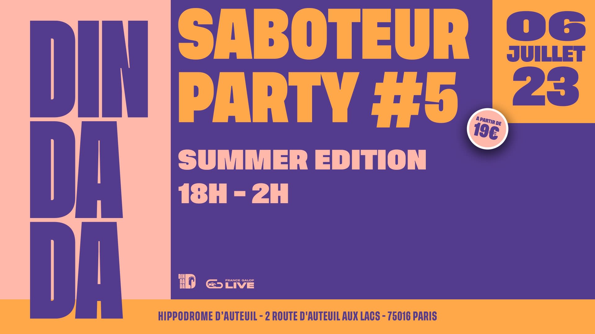 Din Dada : Saboteur Party #5 Summer Edition