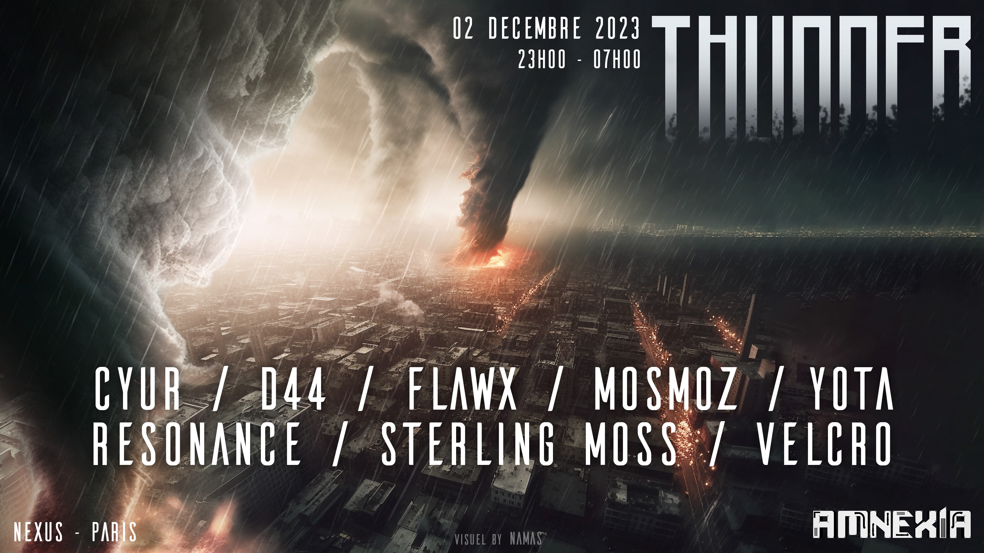 Thunder X Nexus : Sterling Moss + Velcro + Flawx + Mosmoz