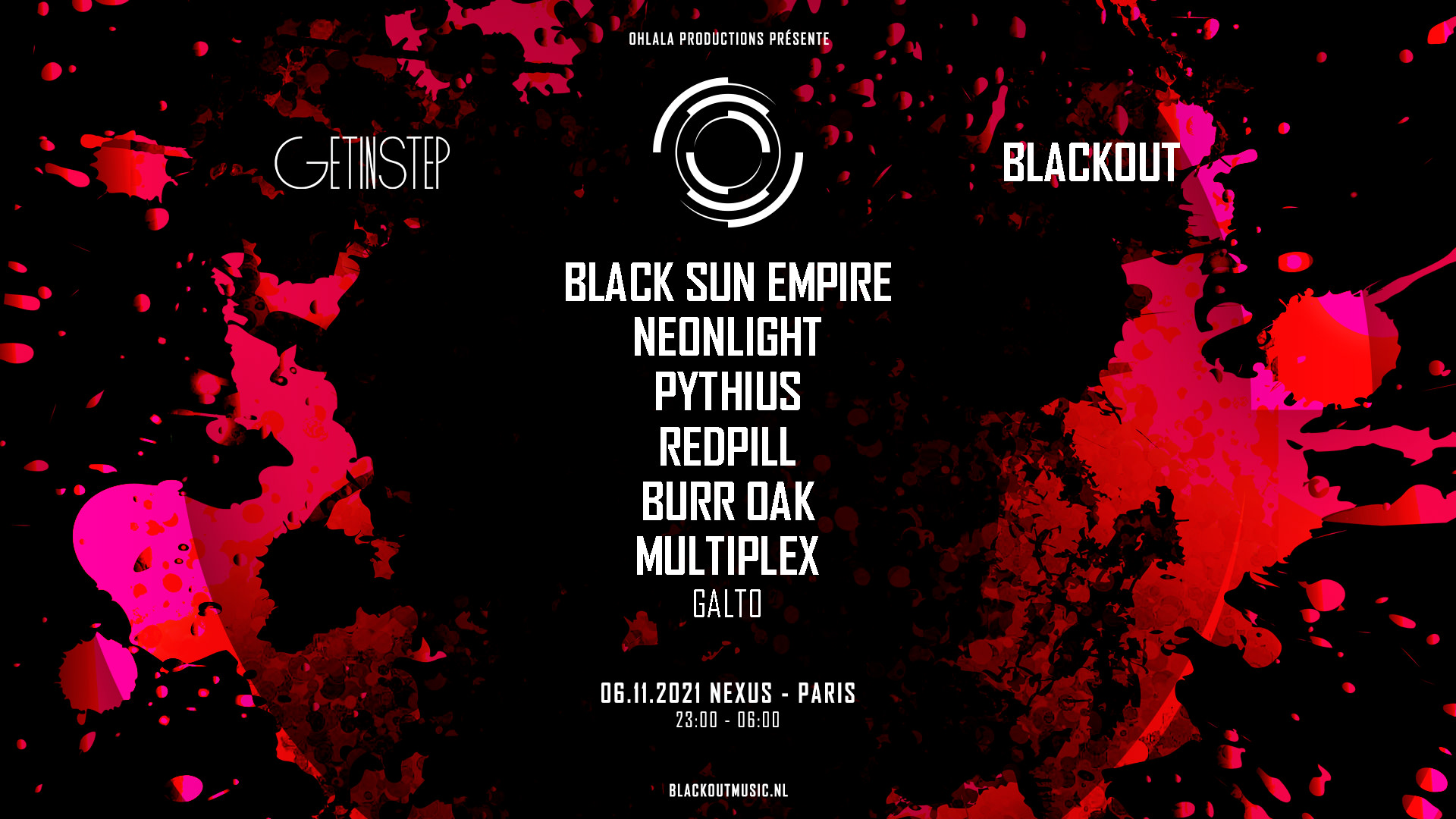 Get In Step X Blackout W/ Black Sun Empire & More