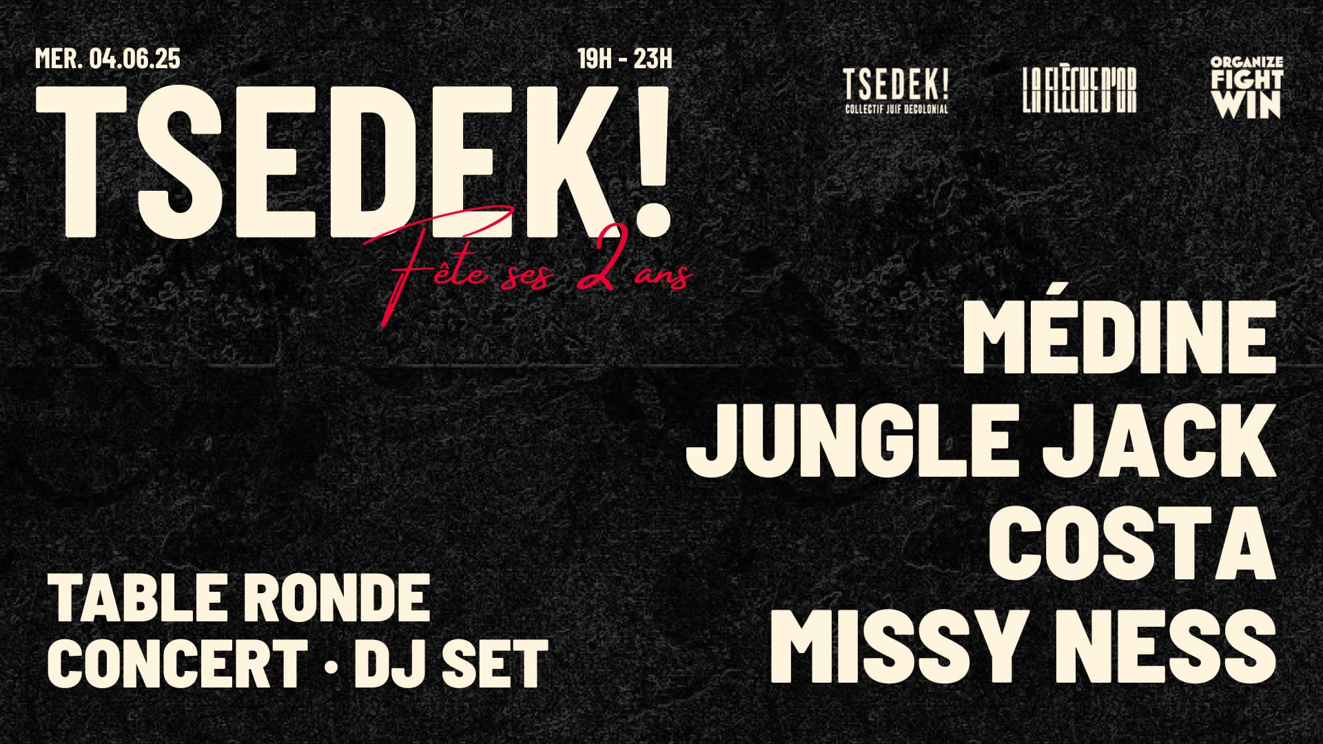 Tsedek ! Fête Ses Deux Ans : Organize, Fight, Win Summit