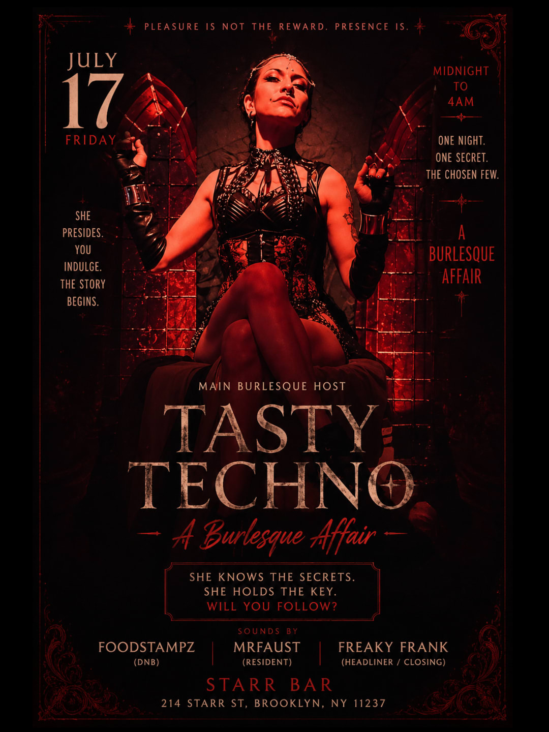 Tasty Techno - A Burlesque Affair: The First Temptation