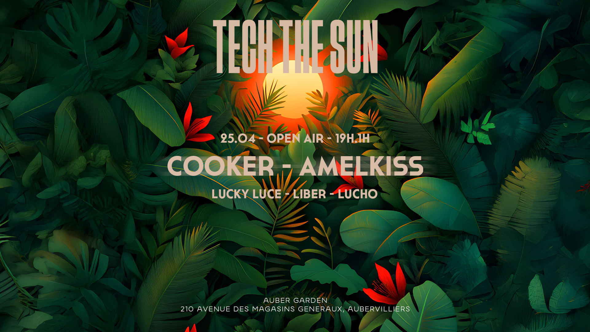 Open Air | Tech The Sun @Potager Plaisir | 25/04