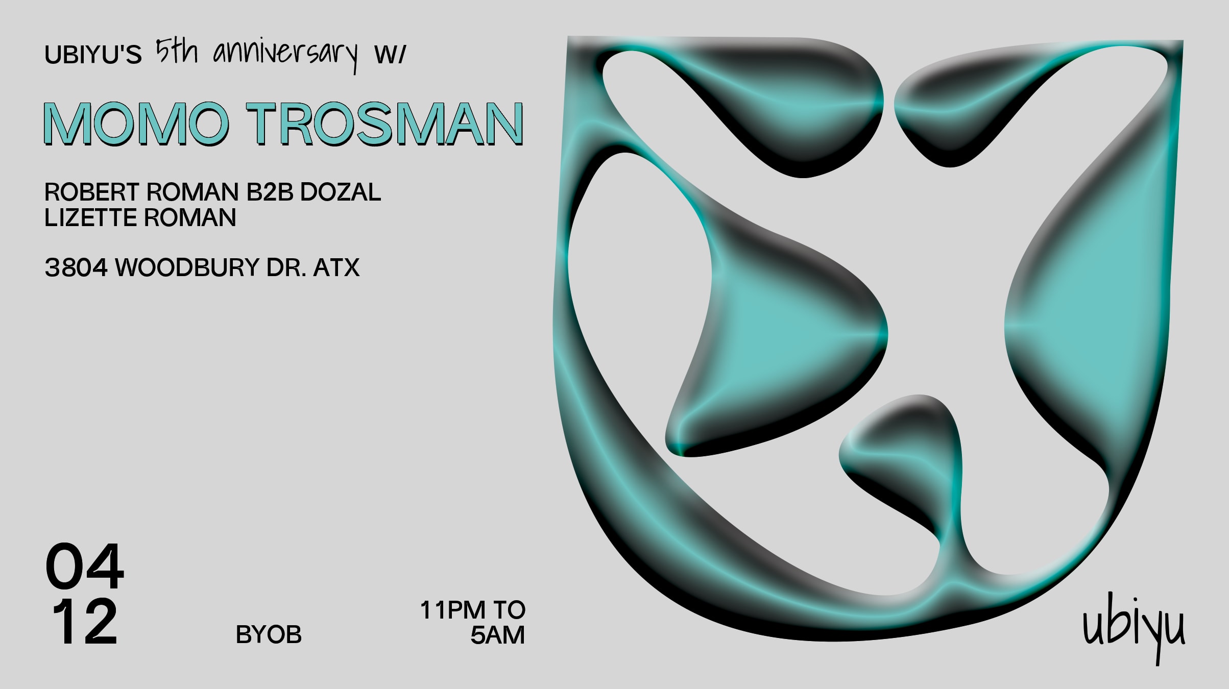 Ubiyu 5th Anniversary W/ Momo Trosman (Argentina)