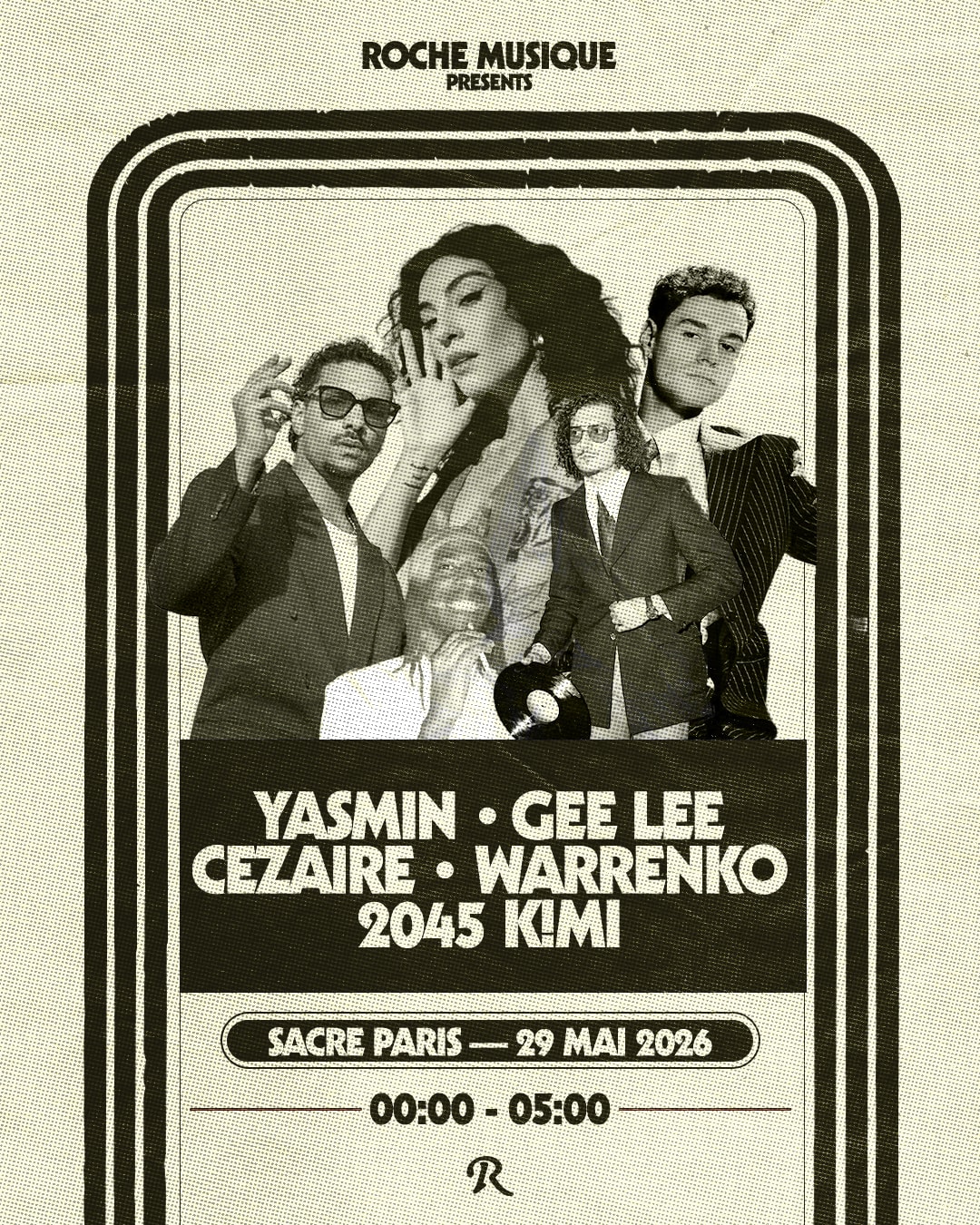 Sacré & Roche Musique Presents : Yasmin, Gee Lee, Cezaire...